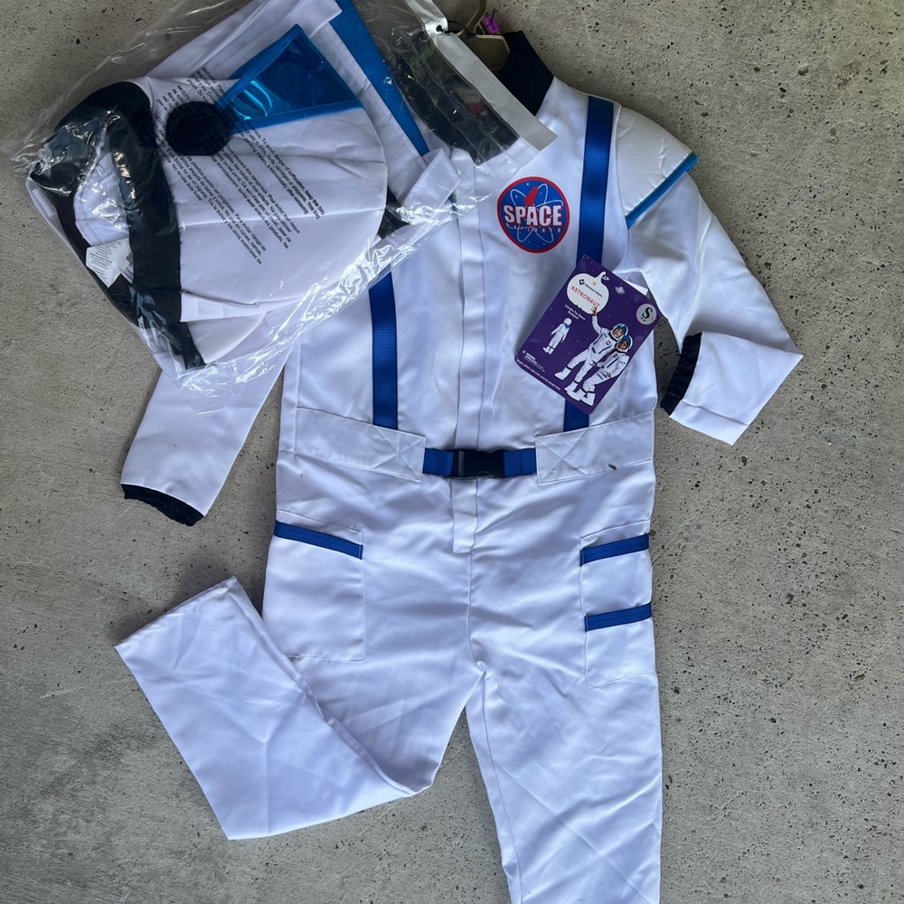 Kids Astronaut Costume - White and Blue